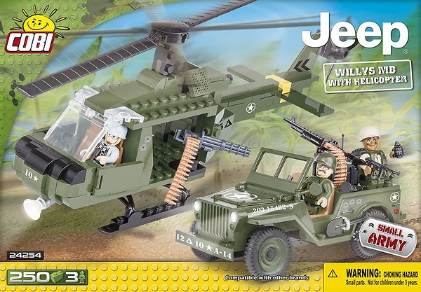 Jeep Willys MB with Helicopter