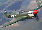 Curtiss P-40B Tomahawk cz.4/4 WW2 Aircraft Collect. No. 18