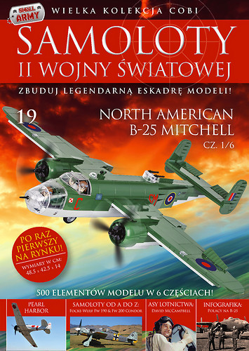 North American B-25 Mitchell cz.1/6 WW2 Aircraft Collect. No. 19