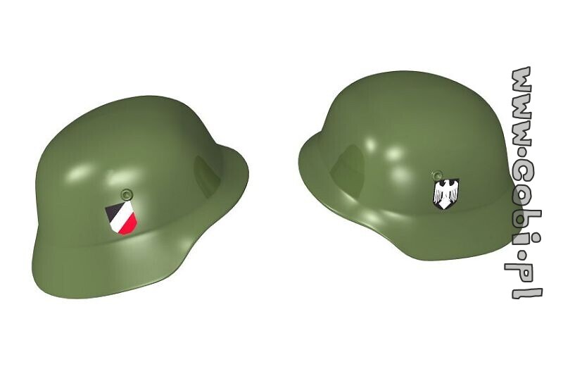 Stahlhelm - German military helmet with prints