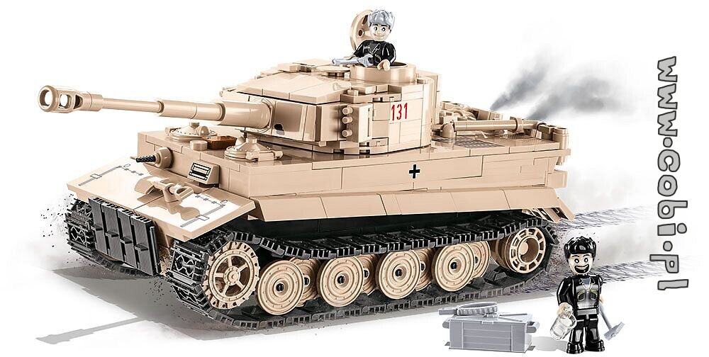 2 Figuren Cobi 2519 SD.KFZ.181 Panzerkampfwagen VI Ausf E Bausatz 550 Teile 