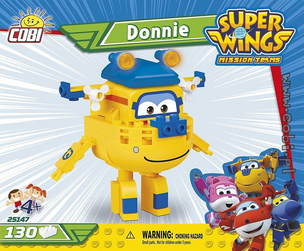 Donnie 130 blocks  Super Wings