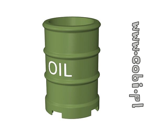 Beczka mała metalowa  OIL