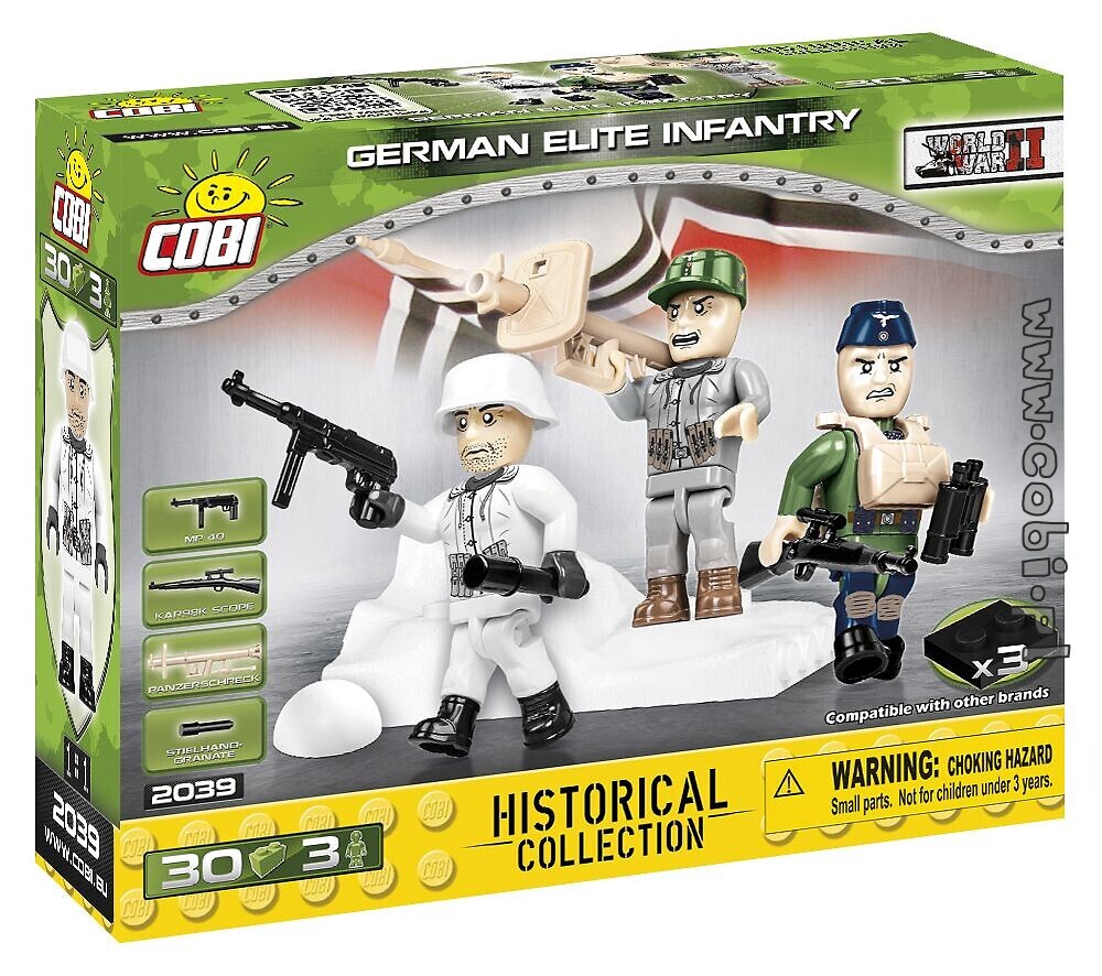 Lego kompa. Deutsche Soldaten Mannschaft 10 Stück Minifiguren Sammeln Cobi 