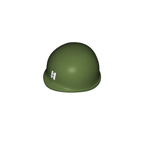 Hełm amerykański  M1 - Kapitan - ciemna zieleń militarna