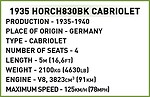 Horch830BK Cabriolet - Limitierte Auflage