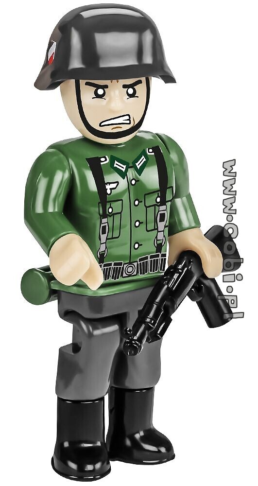 Cobi Army WW2 mit Flakvierling und vielen Waffen 6 German Mini Figuren f..Lego 