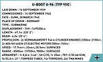 U-Boot U-96 Typ VIIC - Limitierte Auflage
