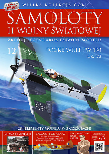 Focke-Wulf  Fw190 A-8 cz.1/3 WW2 Aircraft Collect. No. 12