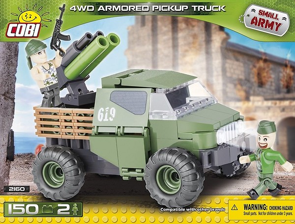 4 WD Armored Pickup Truck
