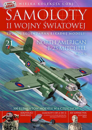 North American B-25 Mitchell cz.3/6 WW2 Aircraft Collect. No. 21