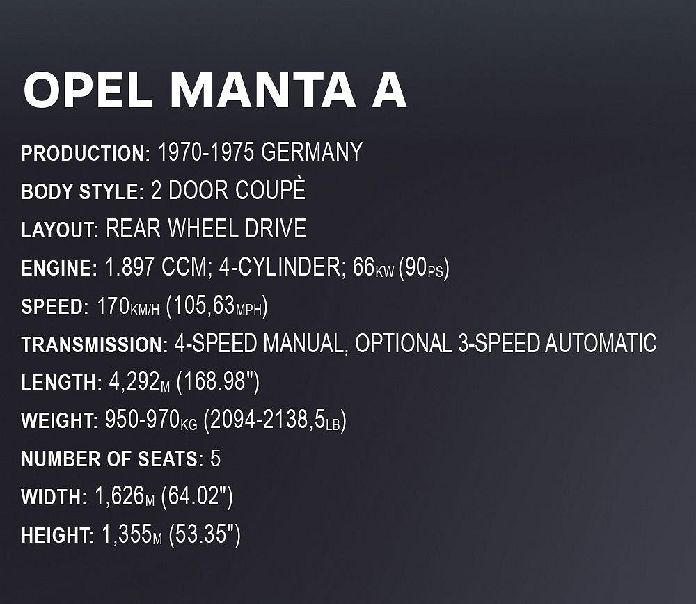 Opel Manta A 1970 - fot. 10