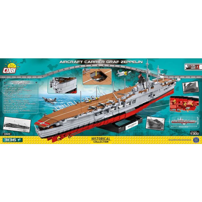 Aircraft Carrier Graf Zeppelin - uszkodzone opakowanie - fot. 10