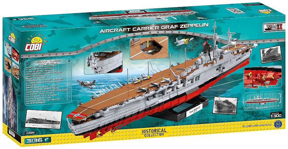 Aircraft Carrier Graf Zeppelin - uszkodzone opakowanie - fot. 19