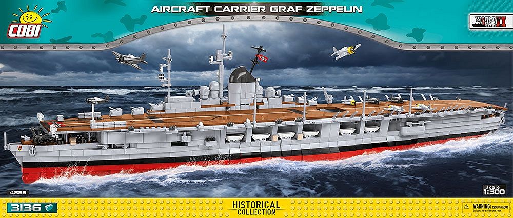 Aircraft Carrier Graf Zeppelin - uszkodzone opakowanie - fot. 9
