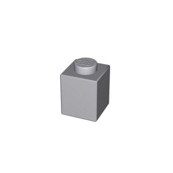 1x1 Brick, neu grau