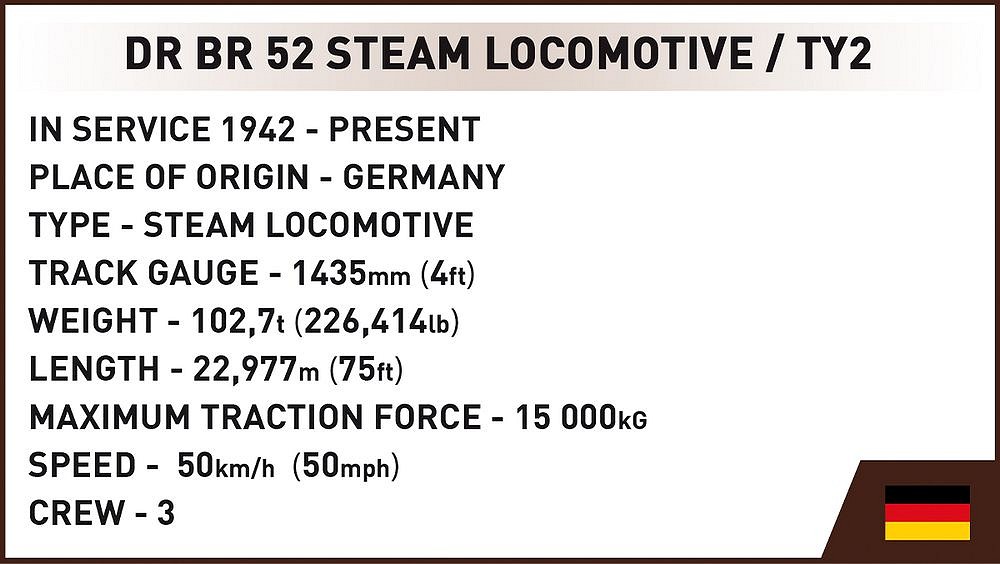 DR BR 52 Steam Locomotive 2in1 - Executive Edition - fot. 9