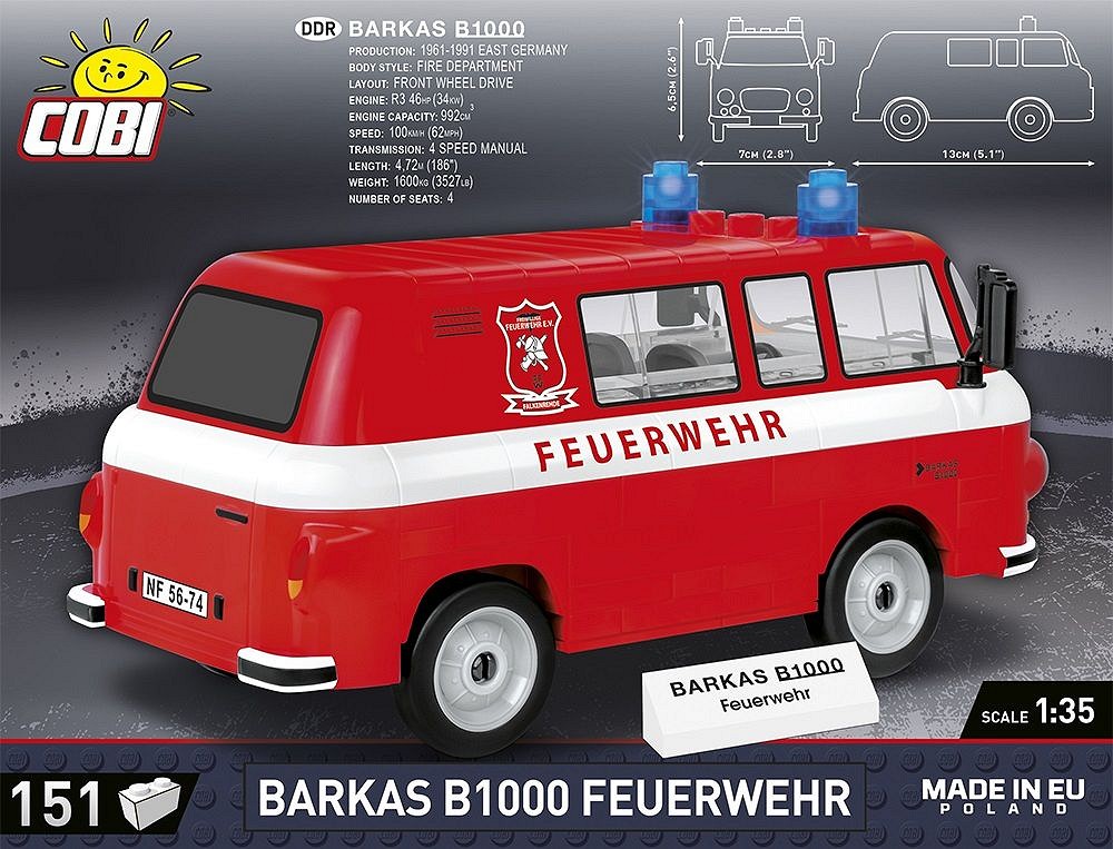 Barkas B1000 Feuerwehr - fot. 3