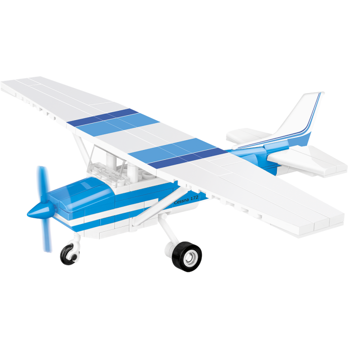 Cessna 172 Skyhawk-White-Blue