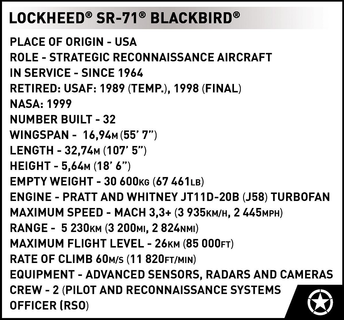 Lockheed SR-71 Blackbird - Executive Edition - fot. 9