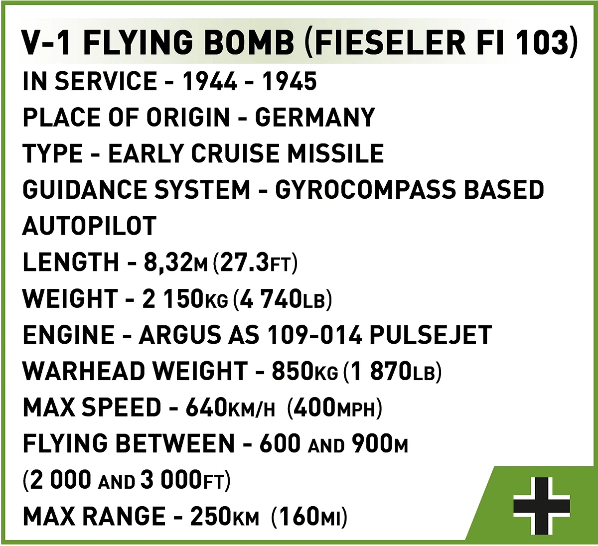 V-1 Flying Bomb (Fieseler Fi 103) - Edycja limitowana - fot. 7